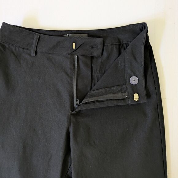 NWT White Fox Day for It Capris Pants Black Size S Cropped Side Slit Stretchy - Picture 4 of 12